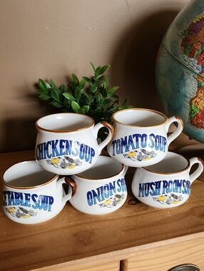 Vintage Stoneware Soup Mug Bowl